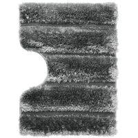 Коврик для ванной комнаты Fixsen Lush 50х40 Серый арт-FX-9001U — фото 1, Коврики для ванной комнаты