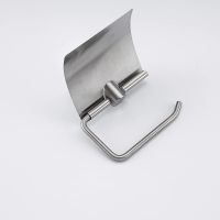 Держатель туалетной бумаги Frap F301 с крышкой Сатин арт-F30103 — фото 3, Держатели туалетной бумаги