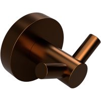 Крючок Bemeta Amber двойной Медное золото матовое арт-155106032 — фото 1, Крючки для полотенец