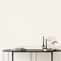 Обои Andrea Rossi Cheradi Винил на флизелине (1,06*10,05) Бежевый, Горох арт-54398-3 — фото 3, Обои для стен