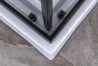 Товар: Душевой уголок Niagara Nova 80х80 NG-6888-08 BLACK профиль Черный стекло прозрачное арт-68880811BLACK - фото 3 Душевой уголок Niagara Nova 80х80 NG-6888-08 BLACK профиль Черный стекло прозрачное арт-68880811BLACK — фото 3, Квадратные душевые уголки