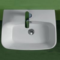 Раковина Simas Baden Baden 60 Белая арт-BB10bi*1 — фото 2, Раковины подвесные