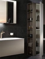 Шкаф пенал Keuco Plan 48 32931 290002 Инокс арт-32931290002 — фото 2, Пеналы для ванной комнаты