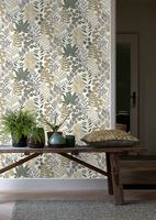 Обои RASCH Garden Винил на флизелине (0,53*10,05) Бежевый/Зеленый/Коричневый, Цветы арт-465334 — фото 4, Обои для стен