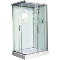 Душевая кабина WeltWasser WW500 Laine 1202 120x90 профиль Хром стекло прозрачное арт-10000003271 — фото 1, Душевые кабины