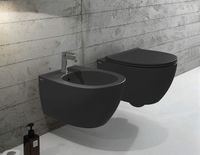 Биде Globo 4All подвесное Черное матовое арт-MDS09.AR*1 — фото 2, Биде подвесные