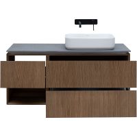 Тумба под раковину Allen Brau Infinity 120 R подвесная Дуб арт-1.21007.NO — фото 8, Тумбы под раковину