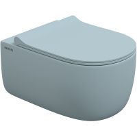Товар: Унитаз Berges Ego XL подвесной Голубой матовый с сиденьем Микролифт арт-083229 - фото 1 Унитаз Berges Ego XL подвесной Голубой матовый с сиденьем Микролифт арт-083229 — фото 1, Подвесные унитазы