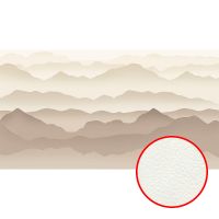 Фреска Ortograf Горы 33628 Фактура флок FLK Флизелин (5,5*3) Бежевый, Горы/Абстракция арт-33628 (флок FLK) — фото 1, Фрески