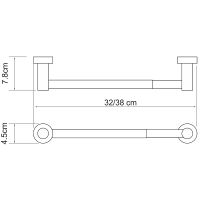 Держатель бумажных полотенец WasserKRAFT Donau Хром арт-K-9491 — фото 3, Полотенцедержатели