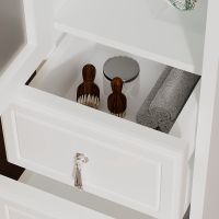 Товар: Шкаф пенал Opadiris Риспекто 30 L Белый арт-00-00005832 - фото 4 Шкаф пенал Opadiris Риспекто 30 L Белый арт-00-00005832 — фото 4, Пеналы для ванной комнаты