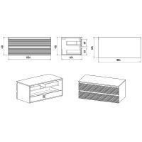 Товар: Тумба под раковину Brevita Dakota 100 подвесная Черный кварц Дуб Галифакс олово арт-DAK-09100-19/02-2Я - фото 8 Тумба под раковину Brevita Dakota 100 подвесная Черный кварц Дуб Галифакс олово арт-DAK-09100-19/02-2Я — фото 8, Тумбы под раковину