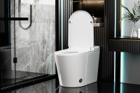 Унитаз биде Abber Bequem приставной с сиденьем Микролифт арт-AC1117S — фото 13, Умные унитазы