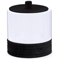 Стакан для ватных дисков Ridder Chic Черный арт-2137710 — фото 1, Стаканы для зубных щеток