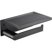 Держатель туалетной бумаги Milacio Ultra Черный матовый арт-MCU.963.MB — фото 1, Держатели туалетной бумаги