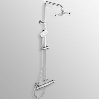 Душевая система Ideal Standard Ceratherm T50 с термостатом Хром арт-A7230AA — фото 6, Душевые стойки