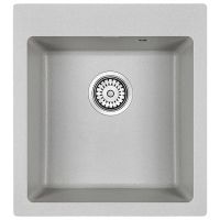 Кухонная мойка Paulmark Kante 45 Серая арт-PM104651-GR — фото 1, Кухонные мойки