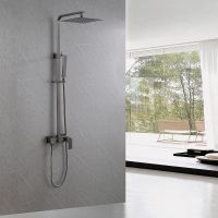 Душевая система Abber Daheim Никель арт-AF8220NG — фото 2, Душевые стойки