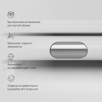 Унитаз AM.PM Gem FlashClean подвесной с сиденьем Микролифт арт-C901701SC — фото 10, Подвесные унитазы