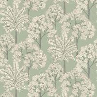 Обои Grandeco Arcadia Винил на флизелине (0,53*10,05) Зеленый/Бежевый, Деревья арт-A 71308 — фото 1, Обои для стен