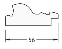 Зеркало Evoform Definite 74х54 в багетной раме - Виньетка состаренное серебро 56 мм арт-BY 3040 — фото 6, Зеркала в ванную комнату