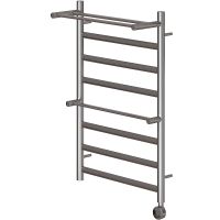 Электрический полотенцесушитель Point Артемида П6 500x800 c 2 полками левый/правый Хром арт-PN14158PE — фото 4, Электрические полотенцесушители