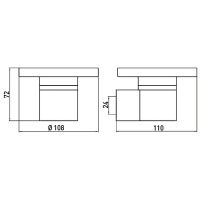 Мыльница Emco System2 Хром арт-3530 001 00 — фото 3, Мыльницы