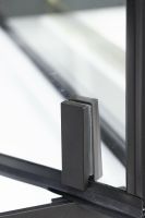 Душевой уголок Niagara Nova NG-6801-08 BLACK 90х90 профиль Черный стекло прозрачное арт-68010811BLACK — фото 3, Квадратные душевые уголки