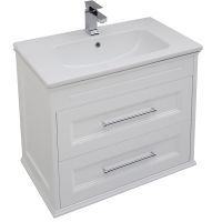 Тумба под раковину Aquanet Бостон 80 подвесная Белый матовый арт-209677 — фото 1, Тумбы под раковину