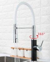 Товар: Смеситель для кухни Frap Черный Белый арт-F4452-7 - фото 6 Смеситель для кухни Frap Черный Белый арт-F4452-7 — фото 6, Смесители для кухни