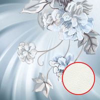 Фреска Ortograf Flower Dreams 31649 Фактура флок FLK Флизелин (2,7*2,7) Голубой, Цветы арт-31649 (флок FLK) — фото 1, Фрески