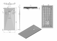 Душевой поддон из искусственного камня Vincea 180x90 Белый матовый арт-VST-4SR9018W+Vsph-D132 — фото 9, Душевые поддоны из искусственного камня
