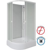 Душевая кабина Niagara Promo 90x80 R без гидромассажа арт-P90/80/26R/MT/BK — фото 3, Душевые кабины