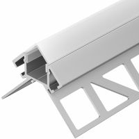 Профиль алюминиевый Arlight встраиваемый для контурной подсветки Серебристый арт-023889 — фото 1, Профили для светодиодных лент