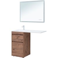 Тумба с раковиной Aquanet Токио 110 L Дуб веллингтон арт-335585 — фото 4, Тумбы с раковиной