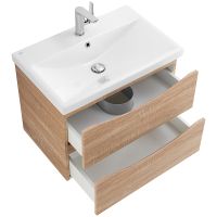 Тумба под раковину BelBagno Marino-Cer 70 подвесная Rovere Bianco арт-MARINO-CER-700-2C-SO-WO-P — фото 4, Тумбы под раковину