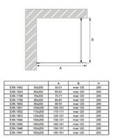 Товар: Душевая перегородка New Trendy Avexa Chrome 140 профиль Хром стекло прозрачное арт-EXK-1945 - фото 7 Душевая перегородка New Trendy Avexa Chrome 140 профиль Хром стекло прозрачное арт-EXK-1945 — фото 7, Душевые перегородки