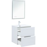 Тумба с раковиной Aquanet Терра 60 подвесная Белая матовая арт-323178 — фото 10, Тумбы с раковиной