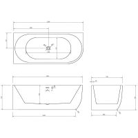Товар: Акриловая ванна Abber 170х75 без гидромассажа арт-AB9315 L - фото 5 Акриловая ванна Abber 170х75 без гидромассажа арт-AB9315 L — фото 5, Акриловые ванны