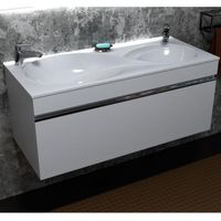 Тумба под раковину Velvex Otto 100 tp.OTO.OTT.100.1Y Белая глянцевая арт-tp.OTO.OTT.100.1Y белый глянец — фото 2, Тумбы под раковину