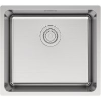 Кухонная мойка Paulmark Yuni 49 Uni Брашированная нержавеющая сталь арт-YU49-BS — фото 1, Кухонные мойки