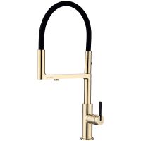 Смеситель для кухни Paulmark Tornado Золото арт-To213402-G — фото 1, Смесители для кухни