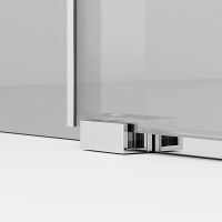 Душевая дверь Ambassador Benefit 160 профиль Хром стекло прозрачное арт-19021105HX — фото 4, Раздвижные душевые двери