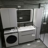 Тумба под раковину Style Line Марелла 90 Люкс Plus Белый матовый антискрейтч арт-СС-00002416 — фото 6, Тумбы под раковину