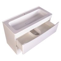 Тумба под раковину Style Line Бергамо 80 подвесная Белая антискрейч арт-СС-00002322 — фото 3, Тумбы под раковину