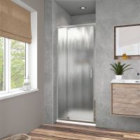 Душевая дверь Vincea Intra 80 профиль Хром стекло шиншилла арт-VDP-1I7080CH — фото 2, Распашные душевые двери