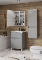 Тумба под раковину Aquaton Форест 60 Туманный серый арт-1A278201FR4D0 — фото 6, Тумбы под раковину