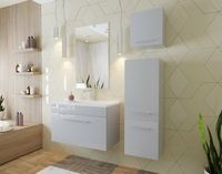 Шкаф пенал Эстет Elin 35 R подвесной Белый арт-ФР-00003354 — фото 3, Пеналы для ванной комнаты