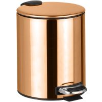 Ведро для мусора Bemeta Coral Медное золото глянцевое арт-158315010 — фото 1, Мусорные ведра