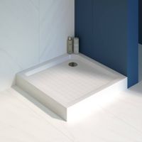 Душевой поддон квадратный RGW SMC-W 80x80, белый, арт-57350188-01 — фото 2, Стеклопластиковые душевые поддоны